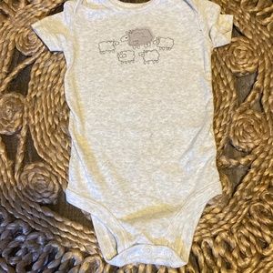 Little Planet Embroidered sheep onsie